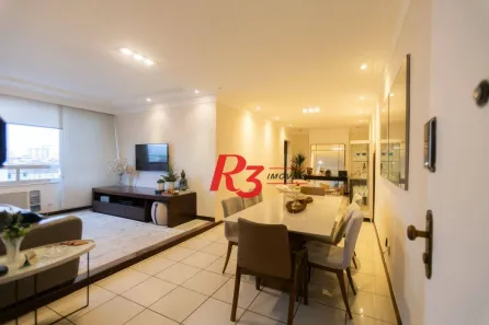 Apartamento com 3 Quartos à venda, 146m² no Embaré, Santos