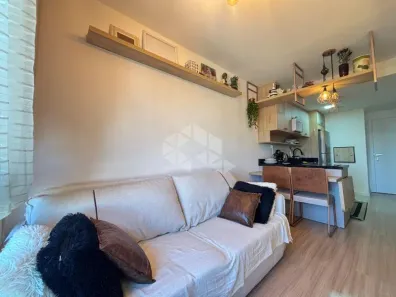 Apartamento com 1 Quarto para alugar, 44m² no Azenha, Porto Alegre
