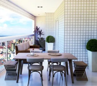 Apartamento com 3 Quartos à venda, 106m² no Aviação, Praia Grande