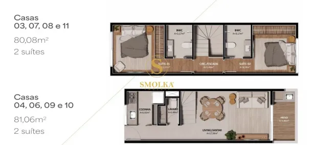 Sobrado com 2 Quartos à venda, 81m² no Cachoeira do Bom Jesus, Florianópolis