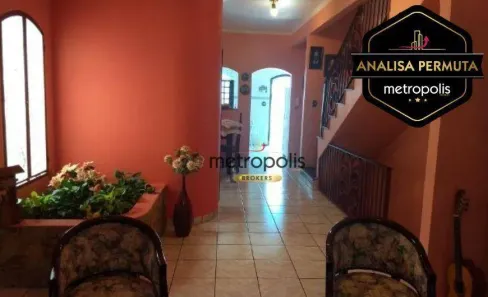 Sobrado com 3 Quartos à venda, 259m² no Jardim Las Vegas, Santo André
