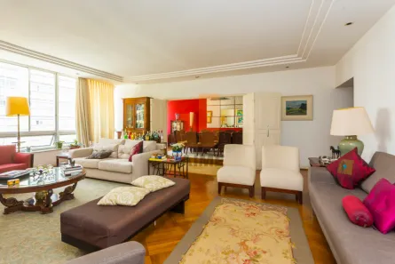 Apartamento com 4 Quartos para alugar, 277m² no Santa Cecília, São Paulo