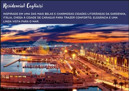 Apartamento com 2 Quartos à venda, 71m² no Balneário Gardem Mar, Caraguatatuba