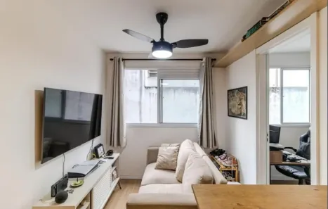 Apartamento com 2 Quartos para alugar, 33m² no Campos Elíseos, São Paulo