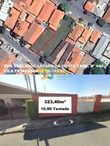 Lote/Terreno à venda, 323m² no Vila Primavera, Limeira