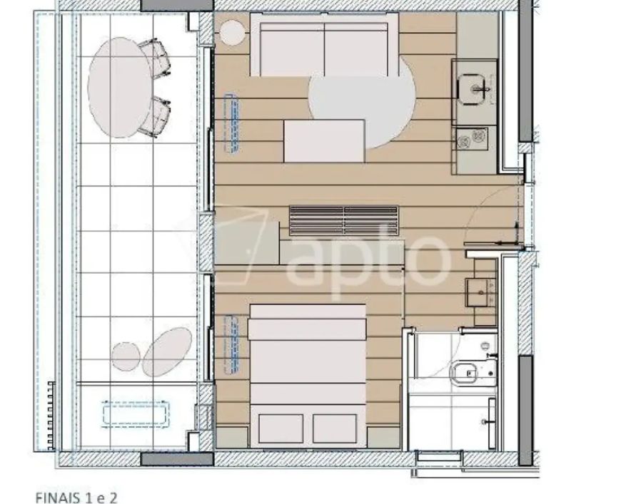 PIVO MATCH JARDINS - APARTAMENTOS no Cerqueira César, SAO PAULO