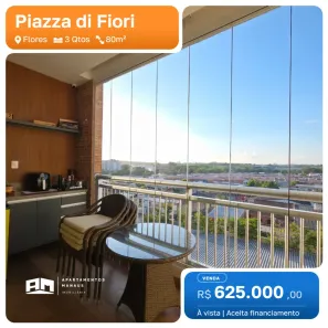 Apartamento com 3 Quartos à venda, 80m² no Flores, Manaus