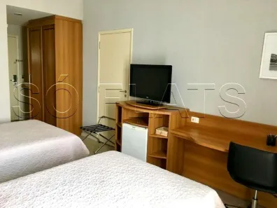 Flat com 1 Quarto para alugar, 26m² no Indianópolis, São Paulo