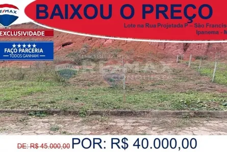Lote/Terreno à venda, 140m² no , Ipanema