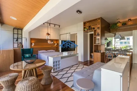 Flat com 1 Quarto à venda, 50m² no Tamboré, Santana de Parnaíba