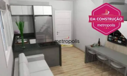 Cobertura com 2 Quartos à venda, 83m² no Vila Tibiriçá, Santo André