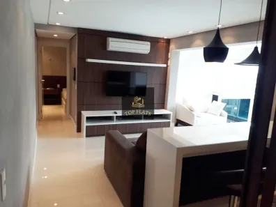 Flat com 1 Quarto para alugar, 65m² no Cidade Monções, São Paulo