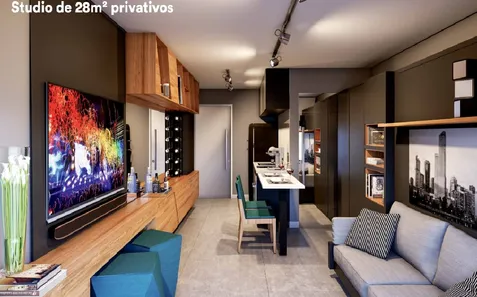 Kitnet à venda, 29m² no Petrópolis, Porto Alegre