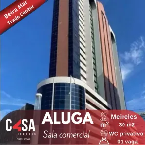 Sala Comercial para alugar, 30m² no Meireles, Fortaleza