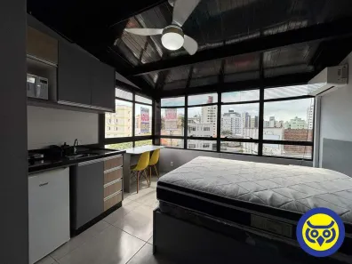 Apartamento com 1 Quarto para alugar, 21m² no Centro, Florianópolis
