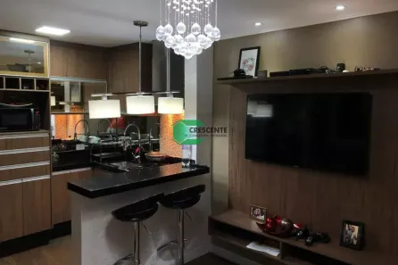 Cobertura com 2 Quartos para alugar, 90m² no Vila Scarpelli, Santo André