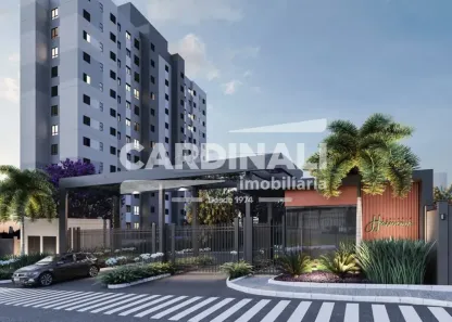 Apartamento com 2 Quartos para alugar, 48m² no Vila Harmonia, Araraquara
