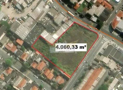 Lote/Terreno à venda, 4060m² no Taboão, Diadema