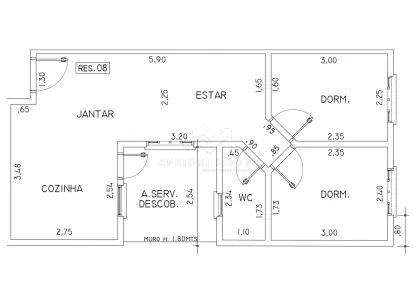 Apartamento com 2 Quartos à venda, 49m² no Vila Assunção, Santo André