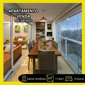 Apartamento com 3 Quartos à venda, 113m² no Santo Antônio, São Caetano do Sul