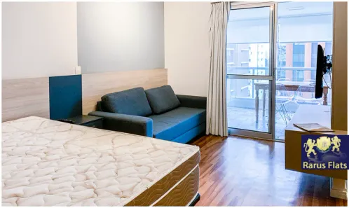 Flat com 1 Quarto para alugar, 34m² no Indianópolis, São Paulo