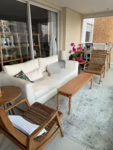 Apartamento com 3 Quartos para alugar, 201m² no Campo Belo, São Paulo