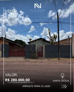 Casa com 2 Quartos à venda, 408m² no Santa Cecília, Cantá