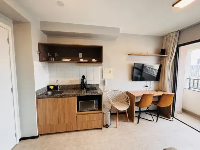 Apartamento com 1 Quarto para alugar, 27m² no Água Branca, São Paulo