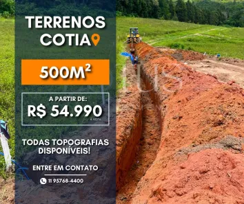 Lote/Terreno à venda, 500m² no Tijuco Preto(Caucaia do Alto), Cotia