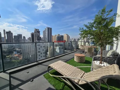 Apartamento com 1 Quarto para alugar, 40m² no Jardim das Acácias, São Paulo