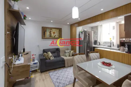 Apartamento com 2 Quartos para alugar, 45m² no Vila das Bandeiras, Guarulhos