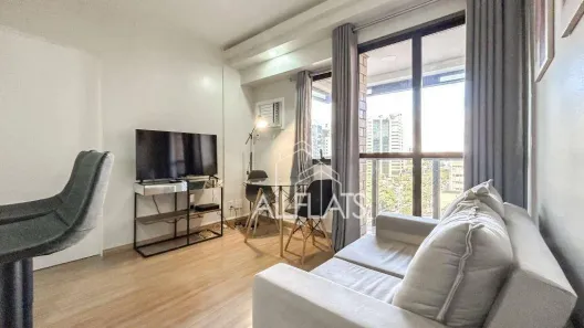 Flat com 1 Quarto à venda, 37m² no Moema, São Paulo