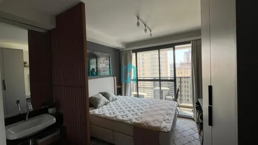 Apartamento com 1 Quarto para alugar, 22m² no Jardim Paulista, São Paulo