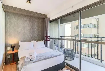 Apartamento com 1 Quarto à venda, 25m² no Indianópolis, São Paulo