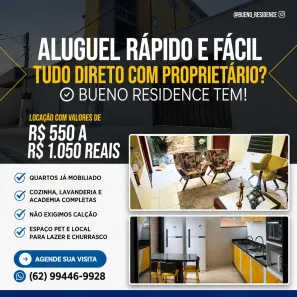 Kitnet com 1 Quarto para alugar, 40m² no Setor Sol Nascente, Goiânia