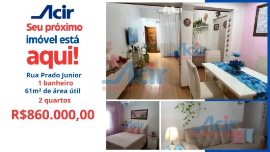 Apartamento com 2 Quartos à venda, 61m² no Copacabana, Rio de Janeiro