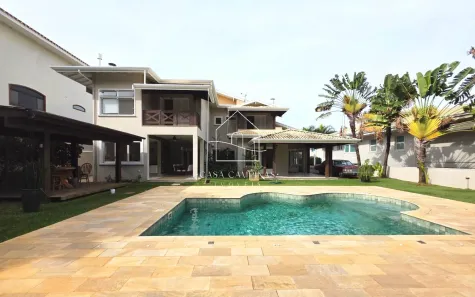 Casa de Condomínio com 4 Quartos para venda ou aluguel, 500m² no Loteamento Alphaville Campinas, Campinas