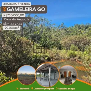 Fazenda/Sítio com 4 Quartos à venda, 20000m² no , Gameleira de Goiás