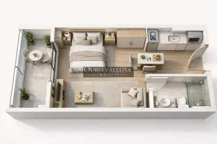 Apartamento com 1 Quarto à venda, 24m² no Mooca, São Paulo