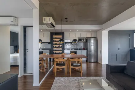 Apartamento com 1 Quarto para alugar, 63m² no Cidade Monções, São Paulo
