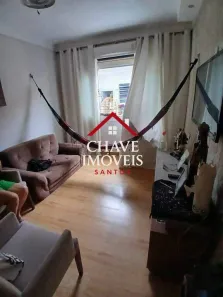 Apartamento com 2 Quartos à venda, 76m² no Gonzaga, Santos