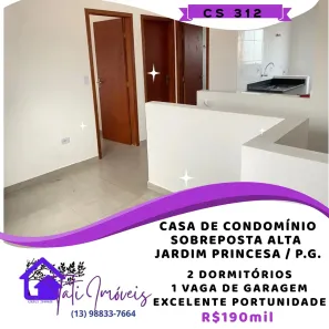 Casa de Condomínio com 2 Quartos à venda, 50m² no Princesa, Praia Grande