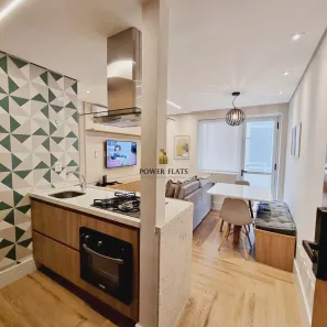 Flat com 1 Quarto para alugar, 48m² no Cerqueira César, São Paulo