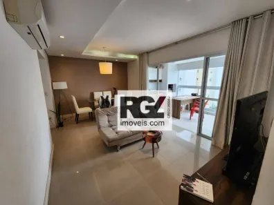 Apartamento com 3 Quartos para alugar, 111m² no Ponta da Praia, Santos