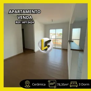 Apartamento com 3 Quartos à venda, 78m² no Cerâmica, São Caetano do Sul