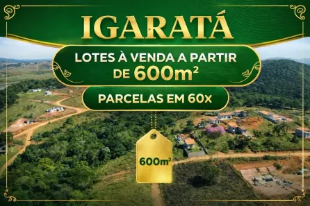 Lote/Terreno à venda, 600m² no Centro, Igaratá