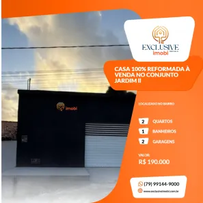 Casa com 2 Quartos à venda, 79m² no Jardim, Nossa Senhora do Socorro