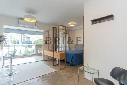 Apartamento com 1 Quarto para alugar, 49m² no Campo Belo, São Paulo