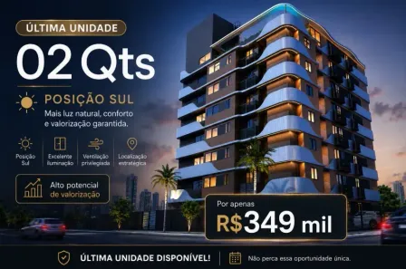 Apartamento com 2 Quartos à venda, 57m² no Bancários, João Pessoa