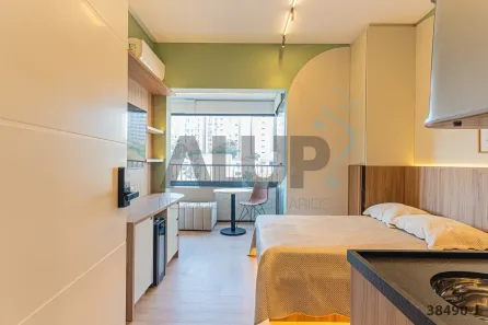 Apartamento com 1 Quarto para alugar, 26m² no Perdizes, São Paulo